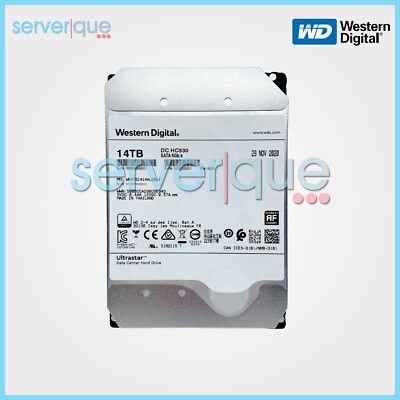 WD Ultrastar DC HC530 14TB 7.2K SATA 6Gbps 512MB 3.5