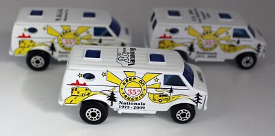 Matchbox Limited Edition ASAP. Color-Comp 3er Set Van 35th Van Nat's UK