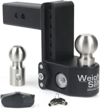Weigh Safe 6" Drop Hitch for 2.5" Receiver, 22,000 lbs GTW, Anti Sway