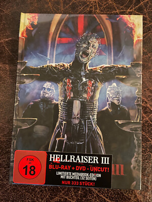 Hellraiser III - Limited Mediabook Edition - Cover B - Limited 333 - Neu/OVP!