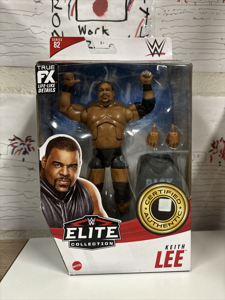 WWE Keith Lee Elite Collection WRESTLING Figure Series 82 Black Gear MATTEL NIB