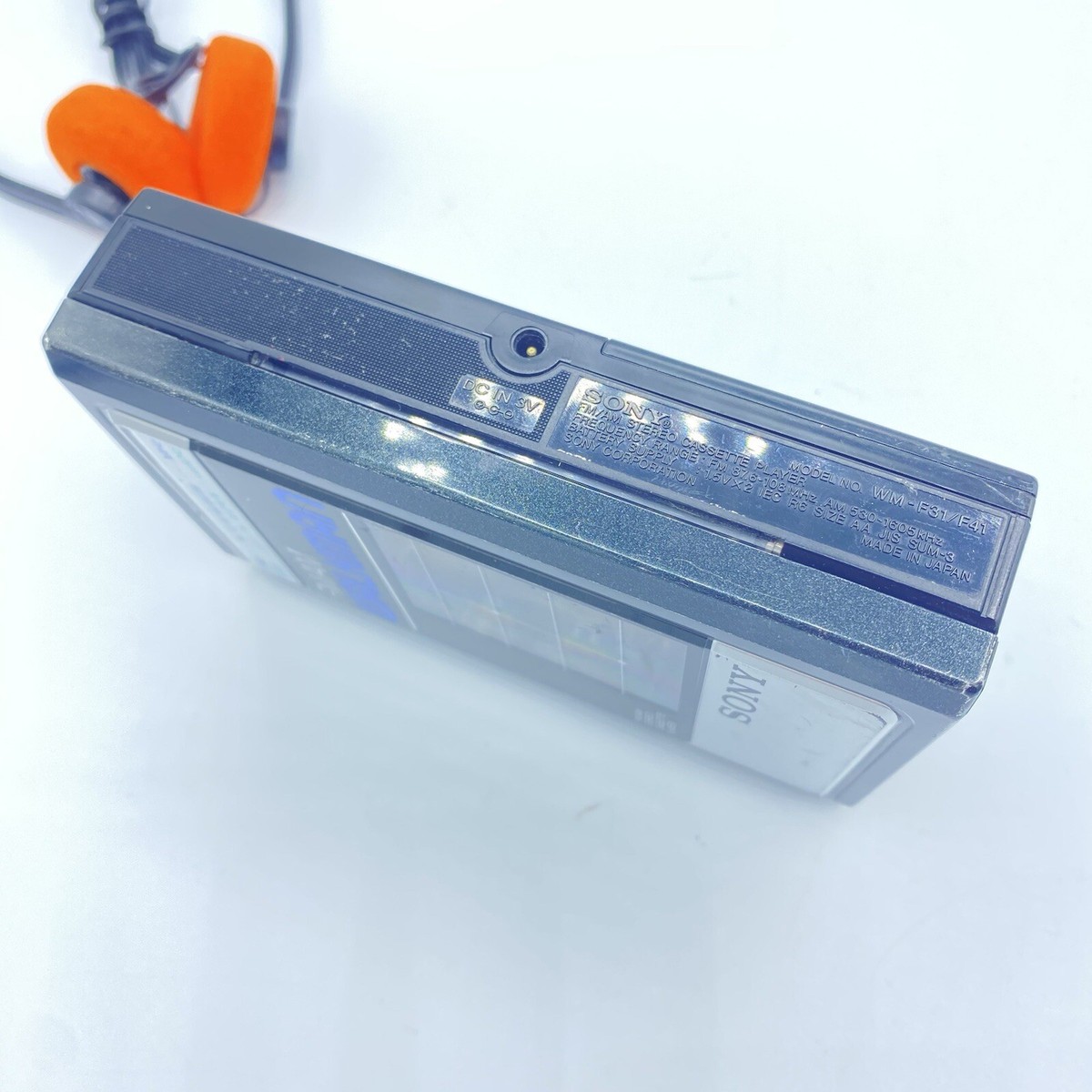 ⭐ Sony Walkman WM-F41 AM/FM Cassette Player ~ New Belts