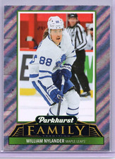 William Nylander 2021-22 Upper Deck Parkhurst Family Tradition FT-4 Leafs
