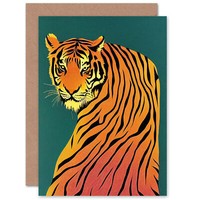 Tiger Groß Machen Karte Mit Katzenmotiv Geburtstagskarte
