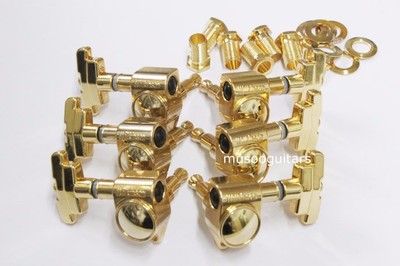 Wilkinson 3R+3L DECO Style Guitar Tuners In Gold
