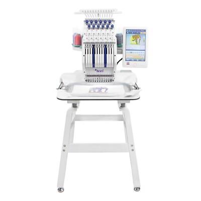 TEXI IRIS 12  - 12-threads embroidery machine with stand - set