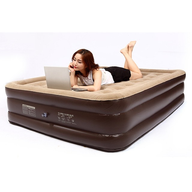 inflatable double guest bed