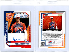 Abdias De La Cruz 2021 Elite Extra Edition #204 Diamondbacks On Card Auto RC
