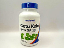 Nutricost Gotu Kola 500mg - 180 Capsules FREE SHIPPING 