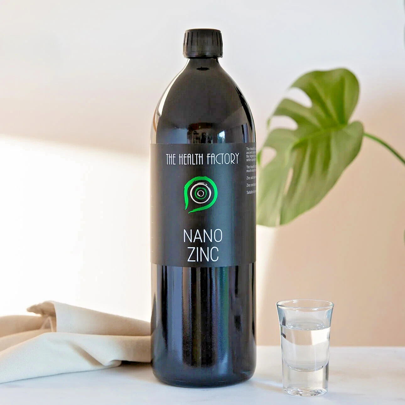 The Health Factory Nano Zinc 1000ml with ultra-fine nano Zinc Particles