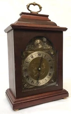 Lovely Elliott London Garrard Mantel Bracket Clock With Brass Dial