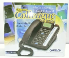 Cortelco Colleague Series 222000-TP2-27E 2-Line EN BK Corded Telephone