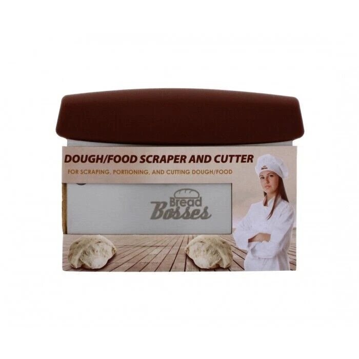 Dough Food Scraper & Cutter with Food Grade Steel Blade and TPR Handle - Image 2 of 4