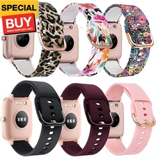 Bands Compatible with 19mm Wide Veryfitpro ID205L Smart Watch, Quick Release Sof