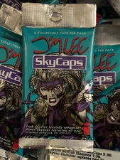 Jim Lee SkyCaps Pogs vintage sealed pack pog milk caps