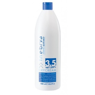 Inebrya Bionic Oxidizing Cream 10 Vol Sapphire-collagen 3% 1000 ml./33.3 oz.