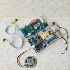 1 set N scale crossing signals + automatic trigger by train sound effect & flash