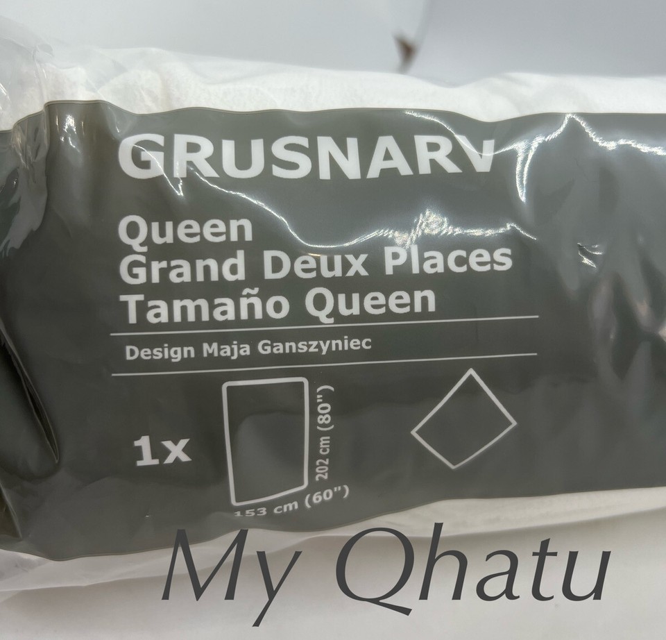 IKEA Grusnarv waterproof mattress protector Queen Size 60" x 80" New eBay