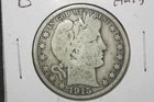 1915-D 50C Barber Half Dollar, Very Good
