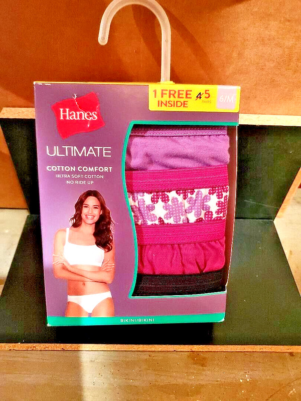 WHY PAY FULL RETAIL? HANES ULTIMATE COTTON COMFORT BRIEFS BUY 4-GET 5TH FREE NEW