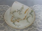 Charles F. Haviland 63 GDM Demitasse Cup Saucer Blue Gold Scrolling 1882-1900 — photo 7