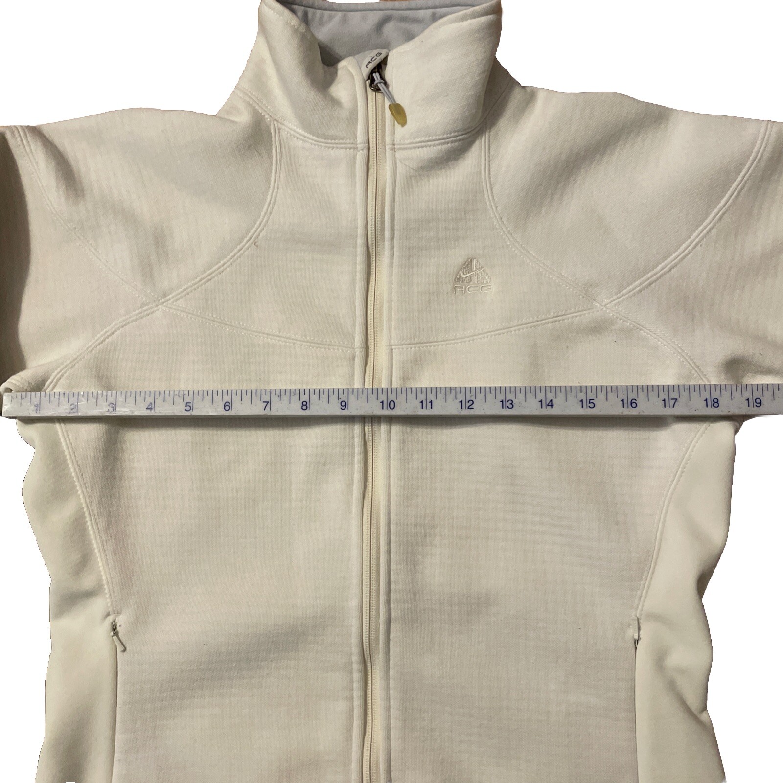 Nike ACG Jacket Womens Small White Full Zip All Conditions Gear Outdoors thumbnail 7