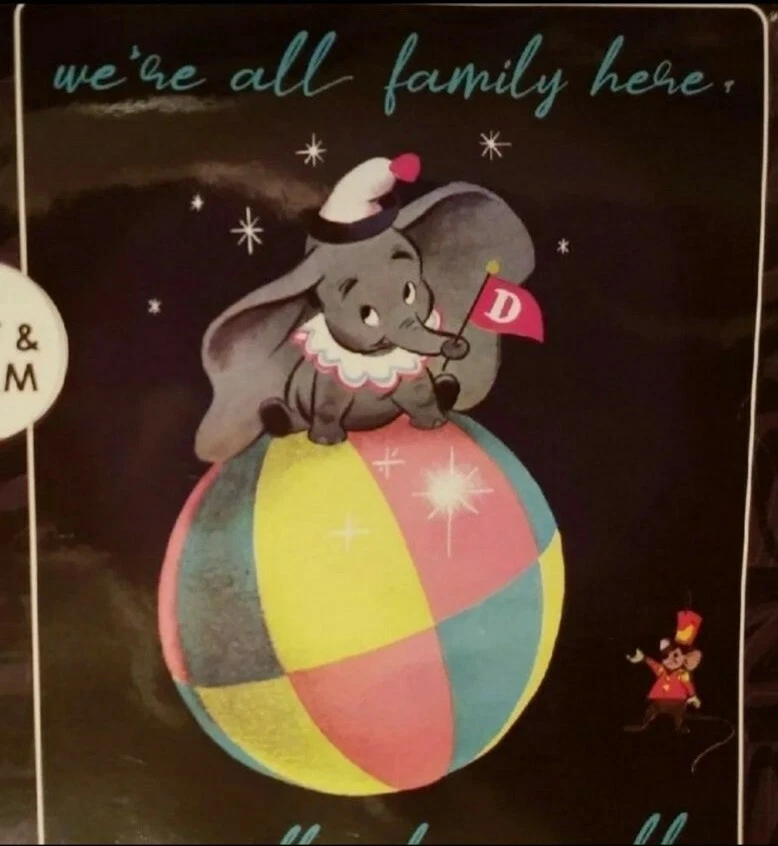 Manta de felpa Disney Dumbo 40" x 60" NUEVA Foto 3 de 4