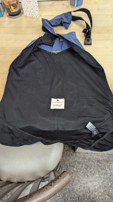 Hotel Doggy Dog Jacket Vest Reflective Navy Blue Size Large L