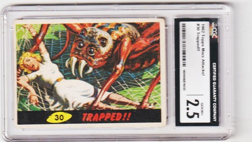 1962 Topps Mars Attacks #30 Trapped!! — CGC (grade unconfirmed)