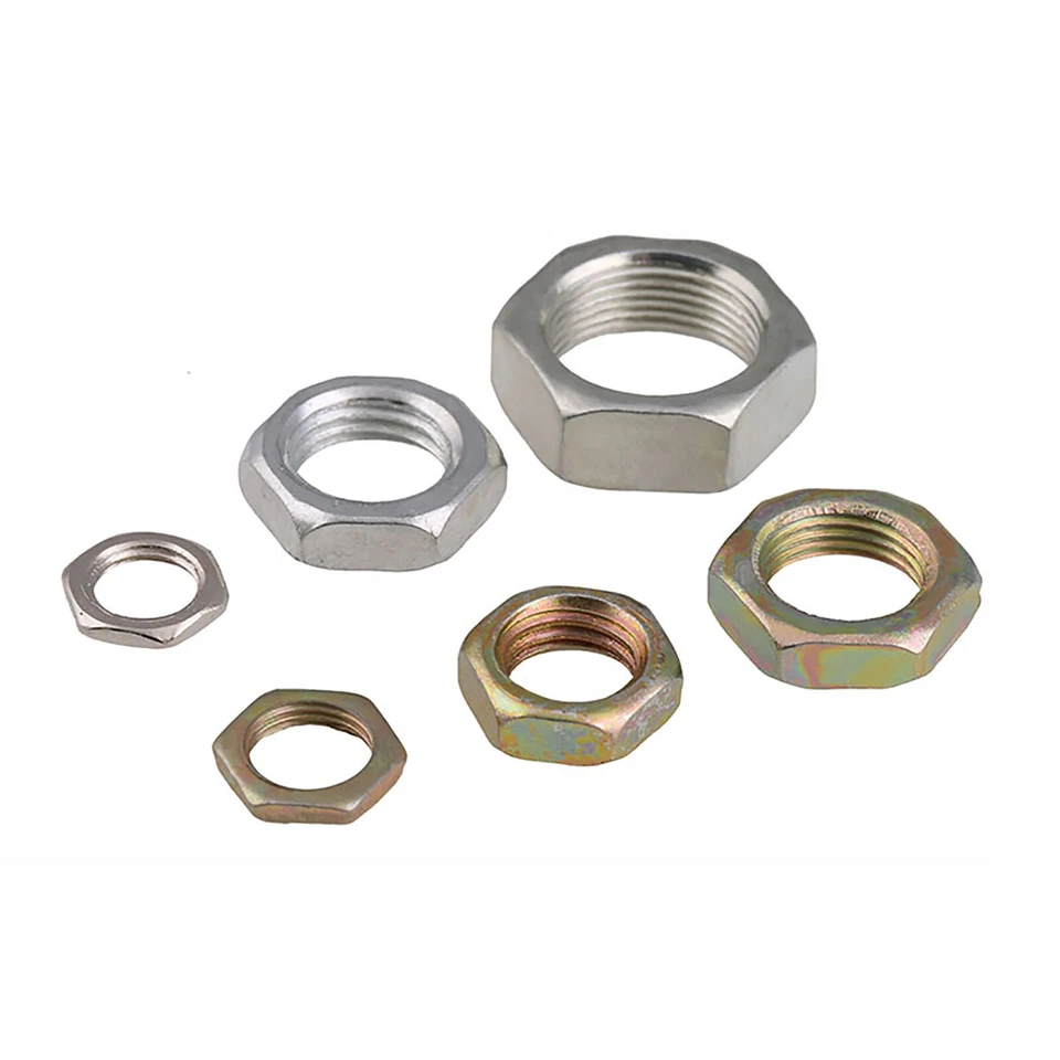 Sechskantmuttern Feingewinde Mutter DIN 439 niedrige Form Mutter M7/M8/M9-M16 - Bild 4 von 4