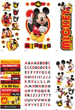 Disney Value Sticker Pack Mickey Mouse, 4 Dimensional and 2 Flat Sheets - NEW