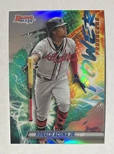 Ronald Acuna Jr. 2019 Topps Bowman's Best Power Producers REFRACTOR Card #PP-RAJ