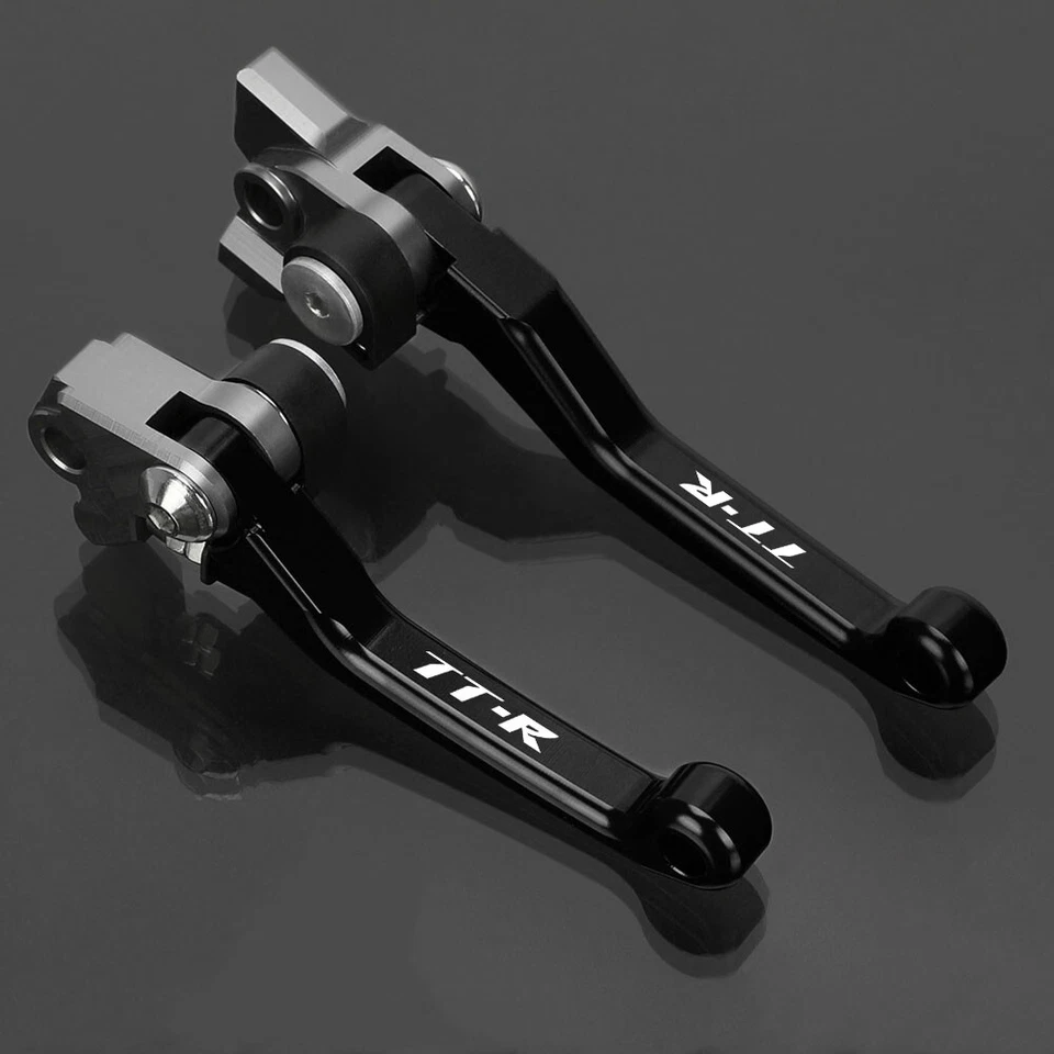 For Yamaha TTR125 TTR125L TTR230 Short Pivot Clutch Brake Levers CNC Adjustable - Изображение 2 из 4