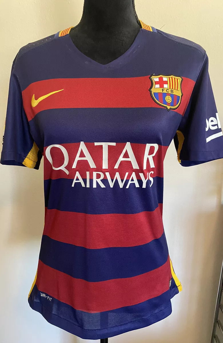 Indtil nu Doktor i filosofi analogi Nike Messi Barcelona Striped UNICEF Jersey Qatar Airways S/M *SEE  MEASUREMENTS* | eBay