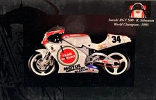 MINICHAMPS 1/12 KEVIN SCHWANTZ 1993 SUZUKI RGV 500 CHAMPION DU MONDE TRES RARE