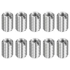 10pcs M8x1.25 Male to M5x0.8 Female Thread Repair Insert Reducing Nut 12mm Long