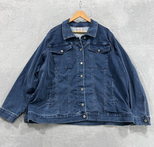 Laurie Felt Jean Jacket Womens 3x Denim South...
