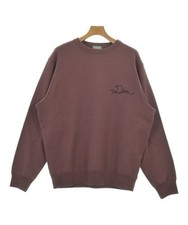 Dior Homme Men's Sweatshirt Burgundy Cotton M Made in Italy Print Logo