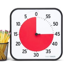 12 inch Visual Timer 60 Minute Kids Desk Countdown Clock with Dry Erase Activ...