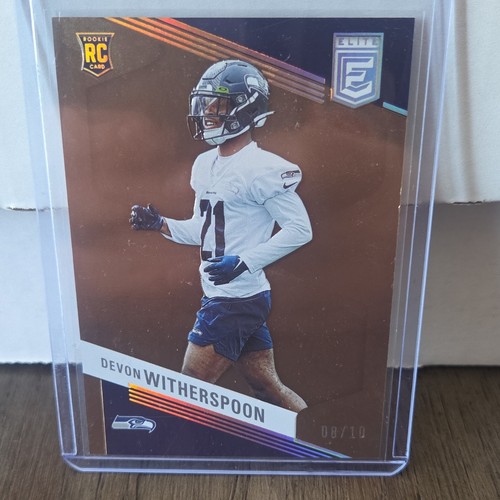 Devon Witherspoon [Gold] #133 2023 Panini Donruss Elite card