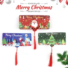 1PC Folding Christmas Money or Card Holder w/ 10 Slots Surprise Gift Cash Holder