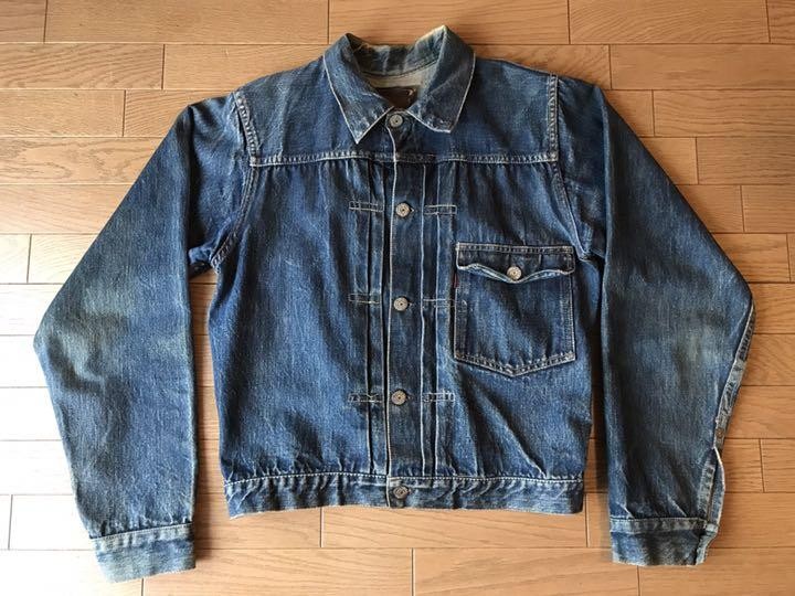 50’s  506XX LEVI'S DENIM JACKET Vintage 1950's Levi's 506 XX Denim Jacket Indigo Length 52cm