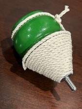 1  Vintage Spinning Wooden Top Toy Made In USA