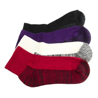 Woodland Creek 4-Pack Women's Cushioned Ankle Socks for Everyday Comfort, 9-11
