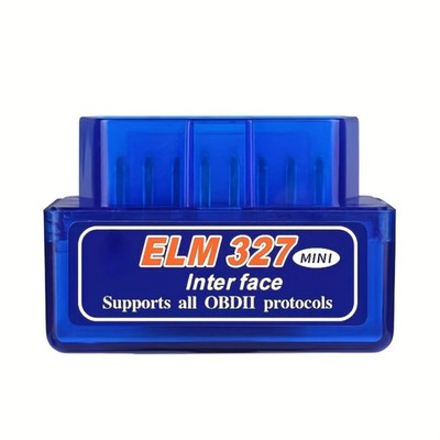 Elm327 Mini V2.1 - Wireless Car Diagnostic Scan Tool, Blue (Battery Not Included