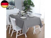 Livinease Tischdecke 140 X 300 Cm – Grau Rechteckige Tischdecke Aus B