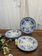 6 Assiettes Creil et Montereau Flora
