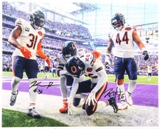 Nahshon Wright & Kevin Byard Signed (JSA) Bears 16x20 Photo - JSA Witnessed