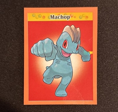 Full Art 2023 Pokémon Sticker #28 Machop Johto PERU Edition Low Pop