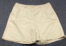 Lauren Ralph Lauren Beige Cotton Shorts Womens Size 14W 10438